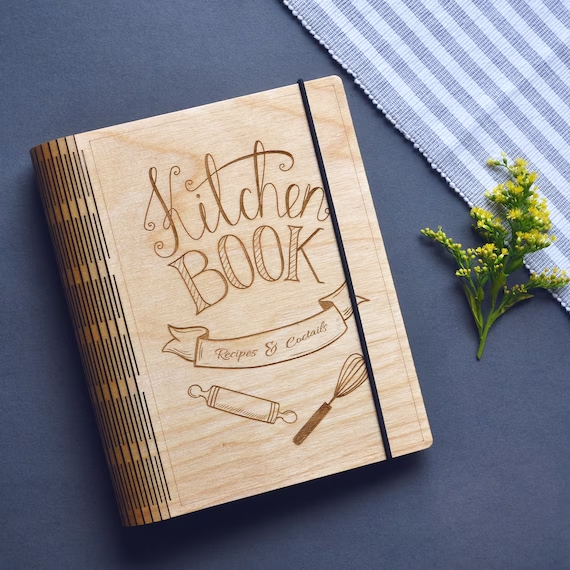 Personalized recipe book homemade mothers day gifts