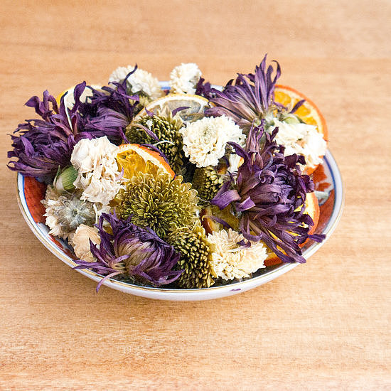 Homemade potpourri with dried flowers homemade mothers day gifts