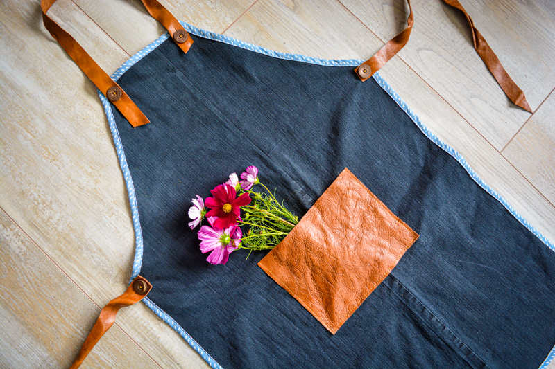 Hand-sewn apron homemade mothers day gifts