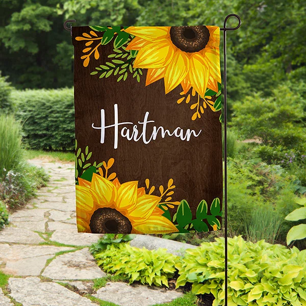 Personalized garden flag homemade mothers day gifts
