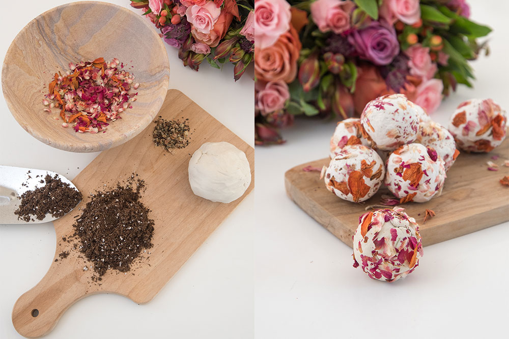 Handmade seed bombs homemade mothers day gifts