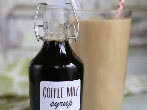 Homemade Coffee Syrup homemade mothers day gifts