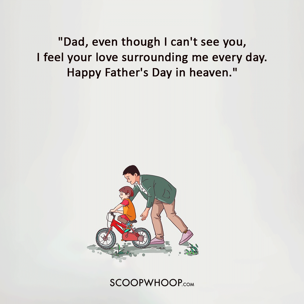 Father's Day in Heaven quotes from daughter