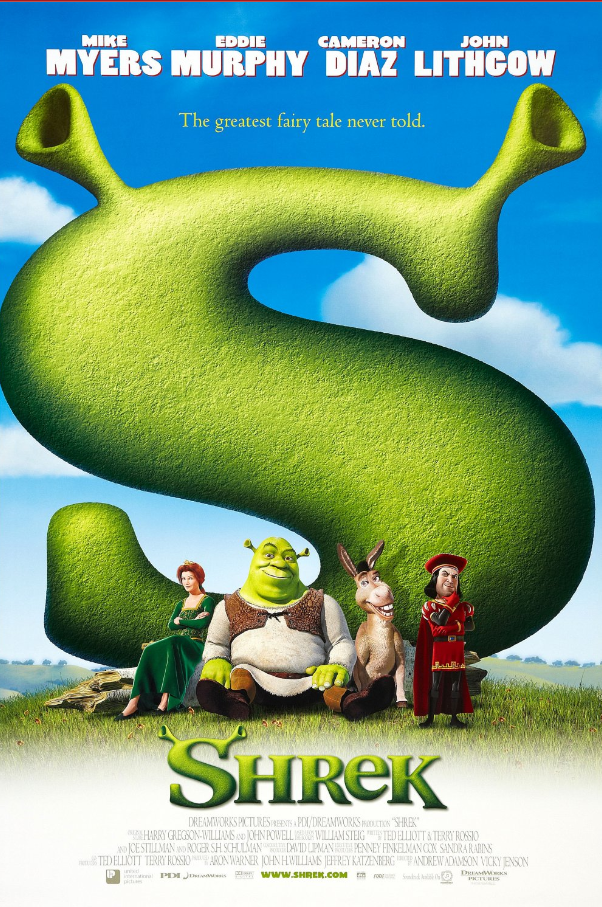 Shrek (2001) best romantic animated movies