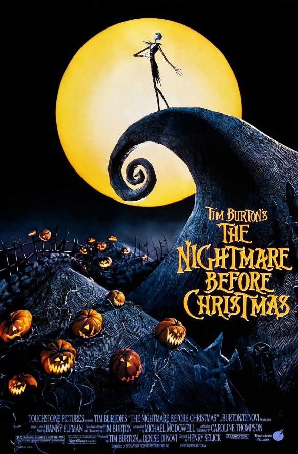 The Nightmare Before Christmas (1993) best romantic animated movies