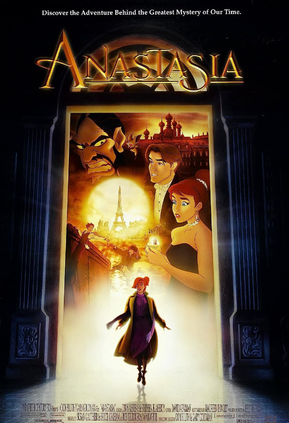 Anastasia (1997) best romantic animated movies
