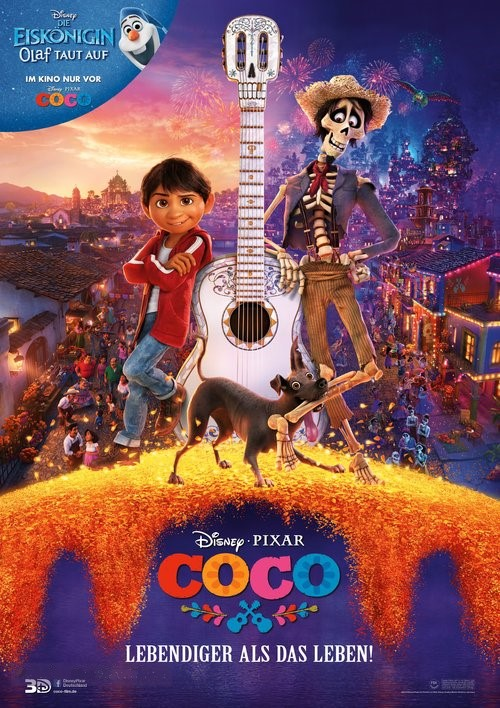 Coco (2017) best romantic animated movies