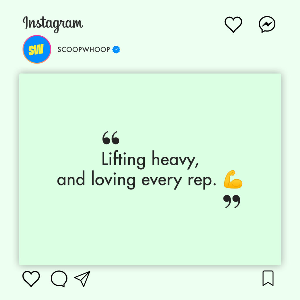 gym bio for instagram