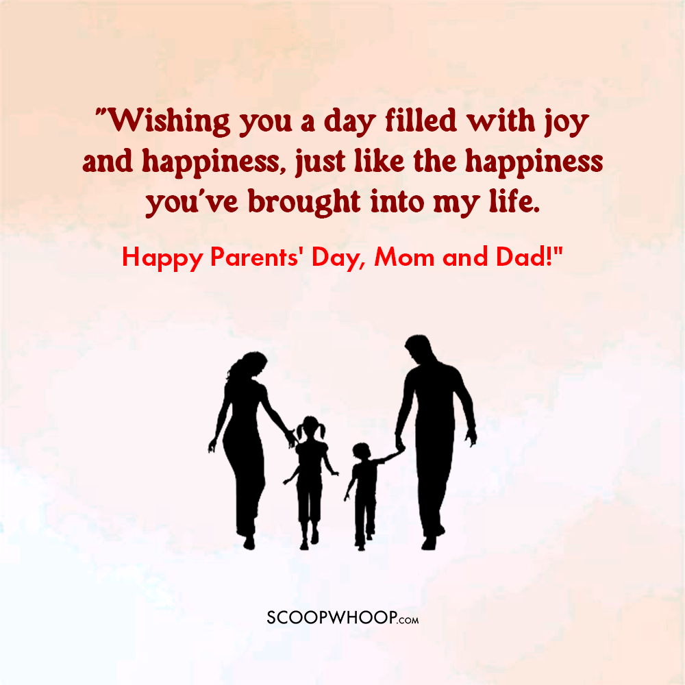 Best Wishes to Share with Parents on Parents' Day