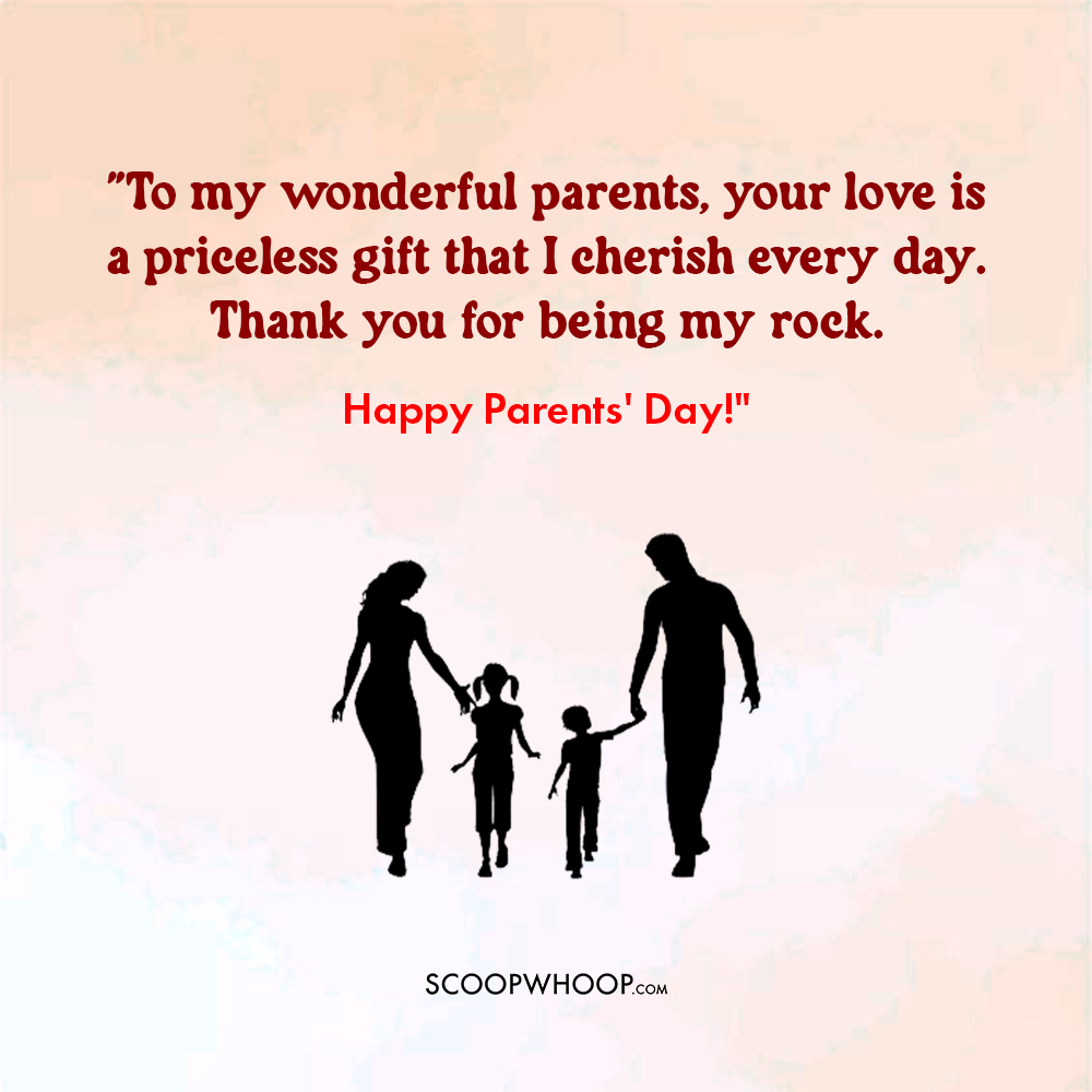 Best Wishes to Share with Parents on Parents' Day