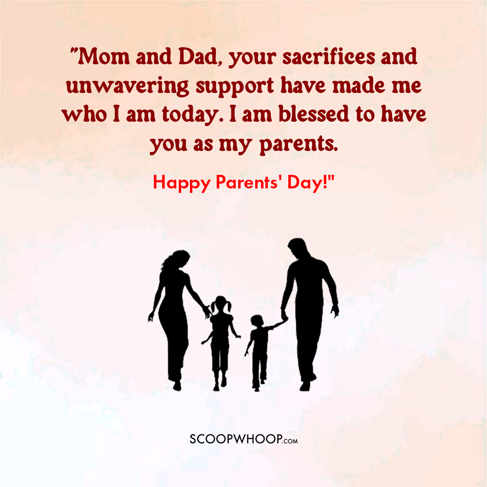 Best Wishes to Share with Parents on Parents' Day