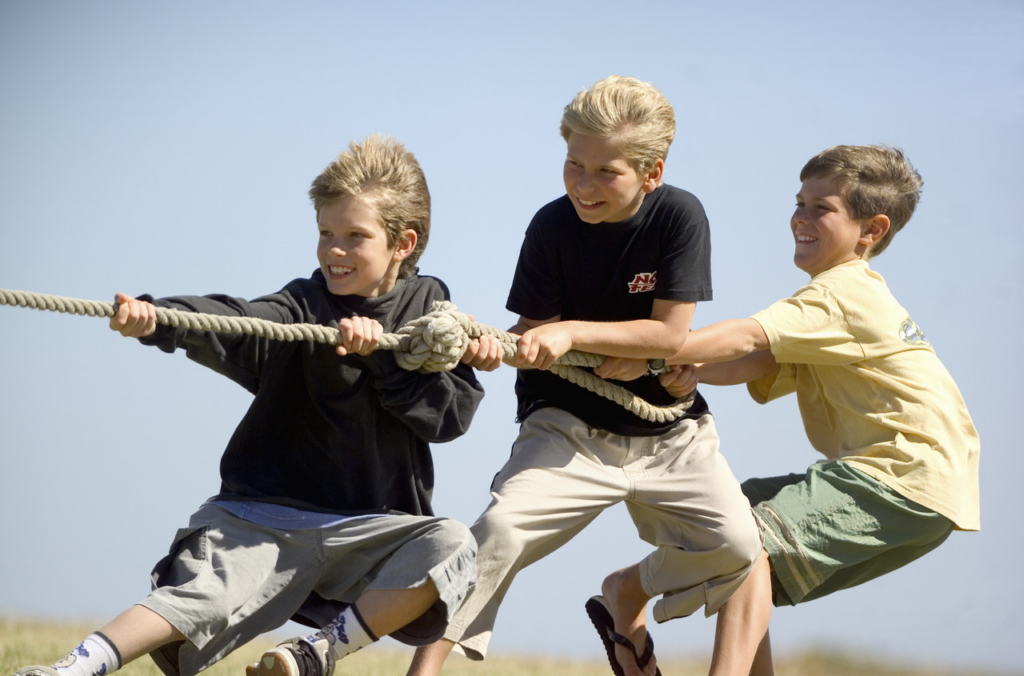 Tug-of-War Friendship Day Games For Boys