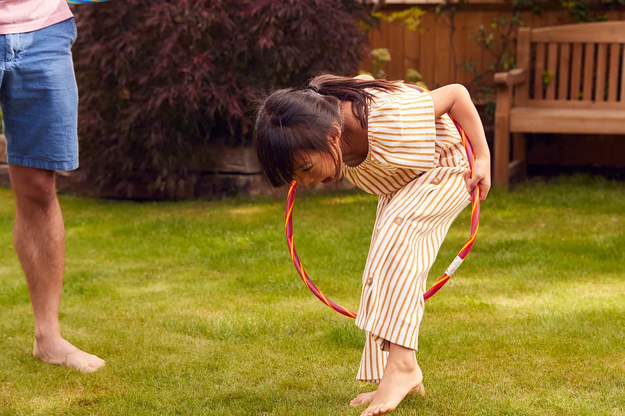 Hula Hoop Contest Outdoor Friendship Day Games