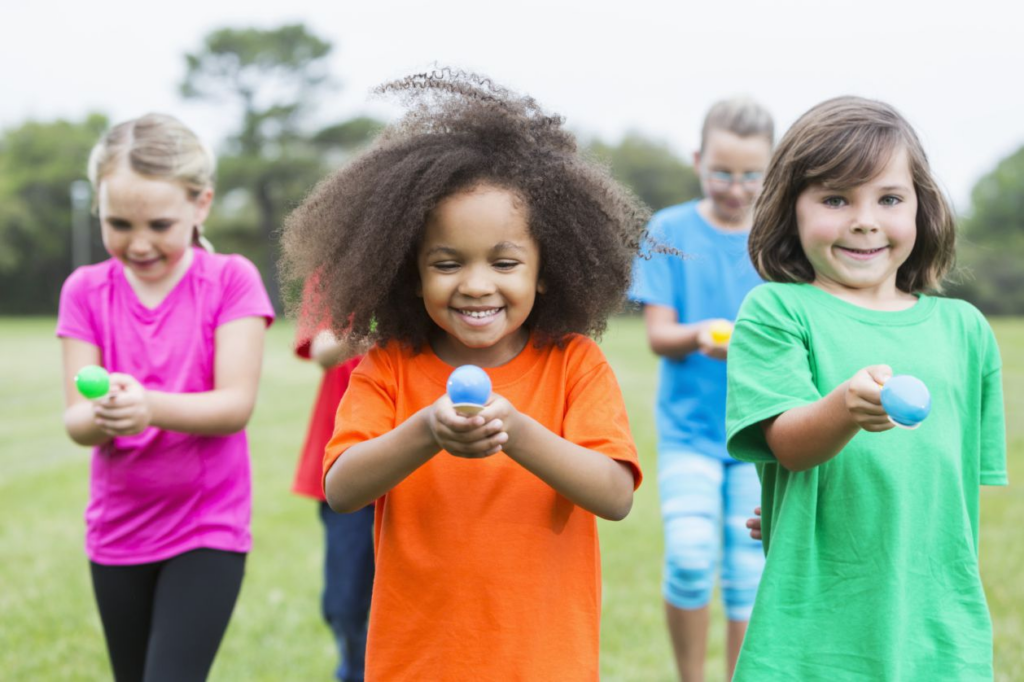 Egg and Spoon Race Outdoor Friendship Day Games