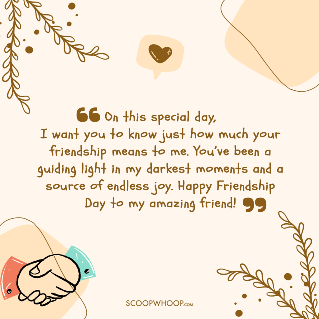 Emotional Quotes for Bestie For Friendship Day