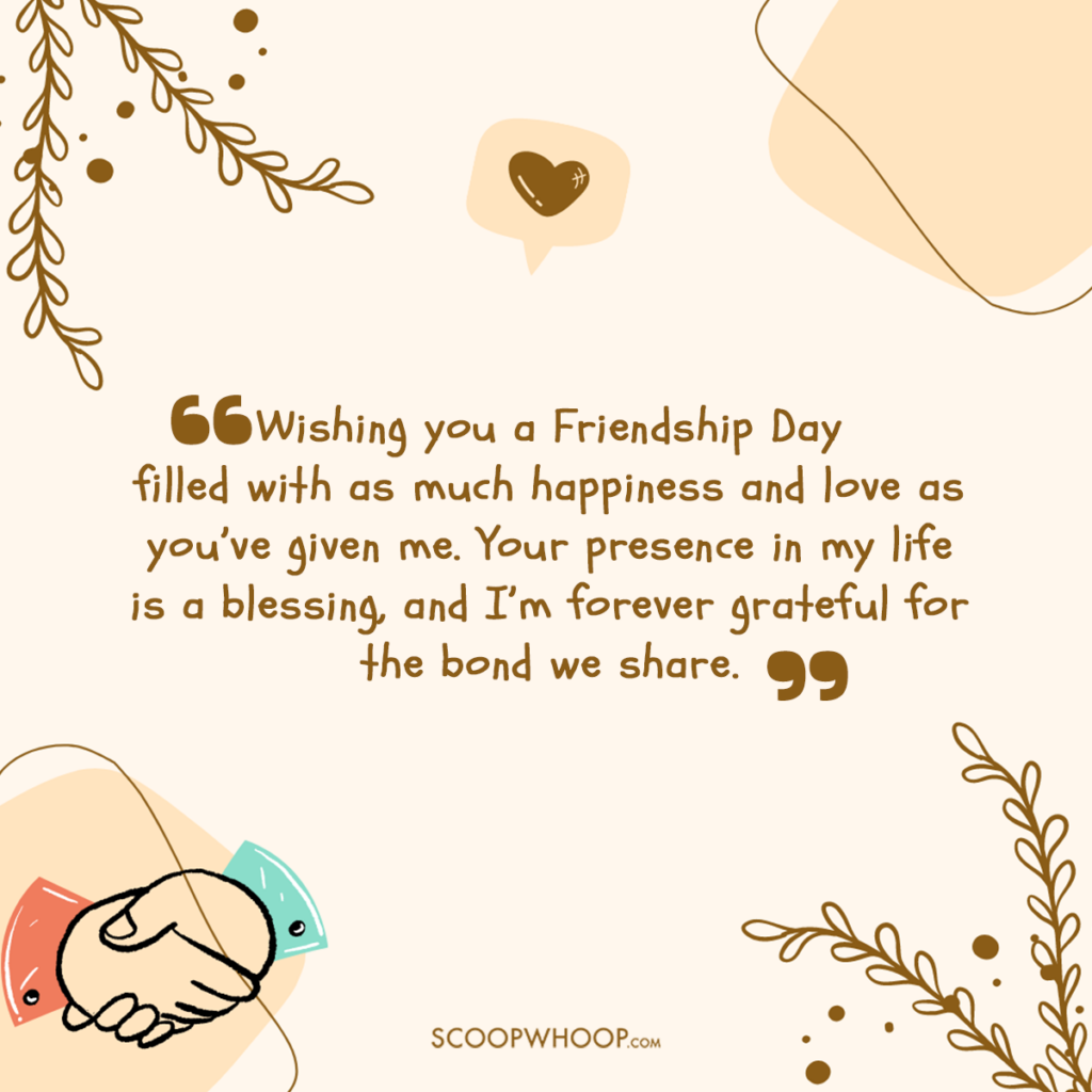 Emotional Quotes for Bestie For Friendship Day