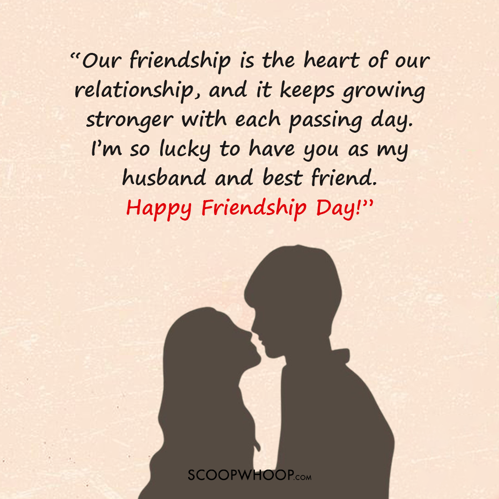 Heart Touching Friendship Day Messages for Husband