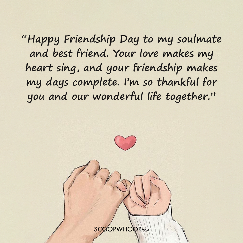 Romantic Friendship Day Messages For Wife