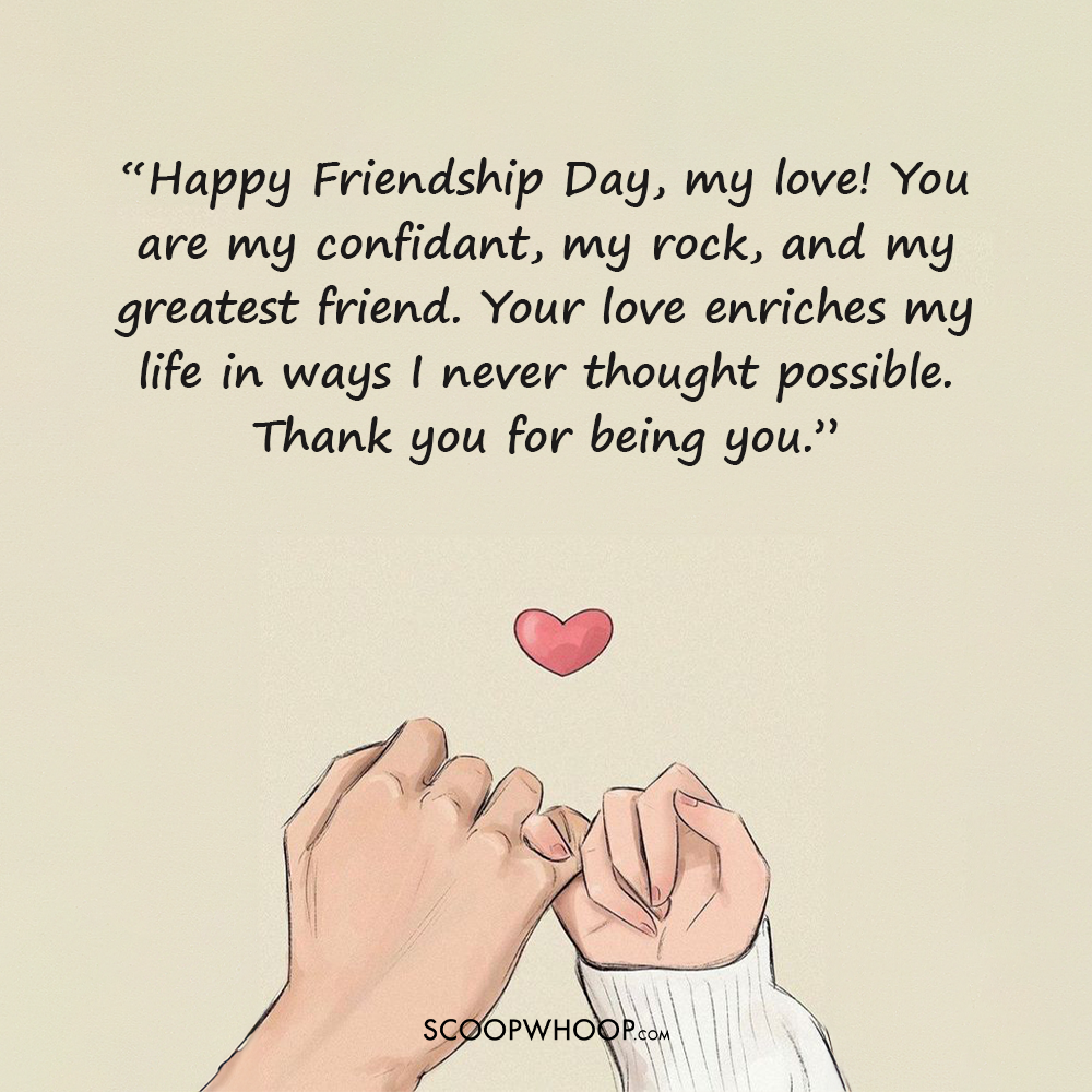 Heart Touching Friendship Day Wishes For Wife