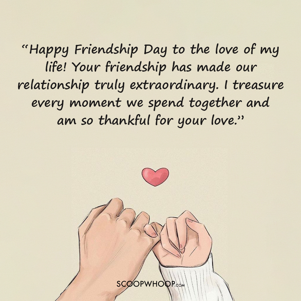 Heart Touching Friendship Day Wishes For Wife