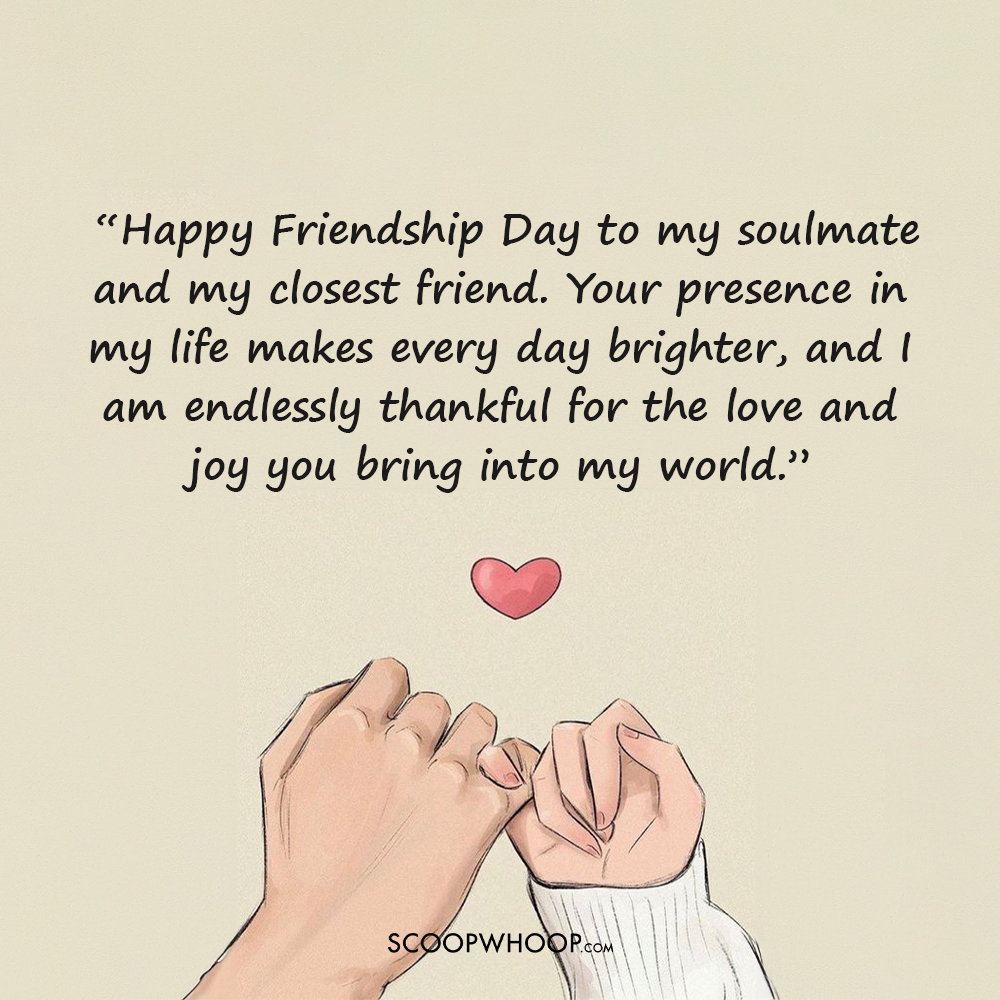 Romantic Friendship Day Greeting, Wishes for my Wife