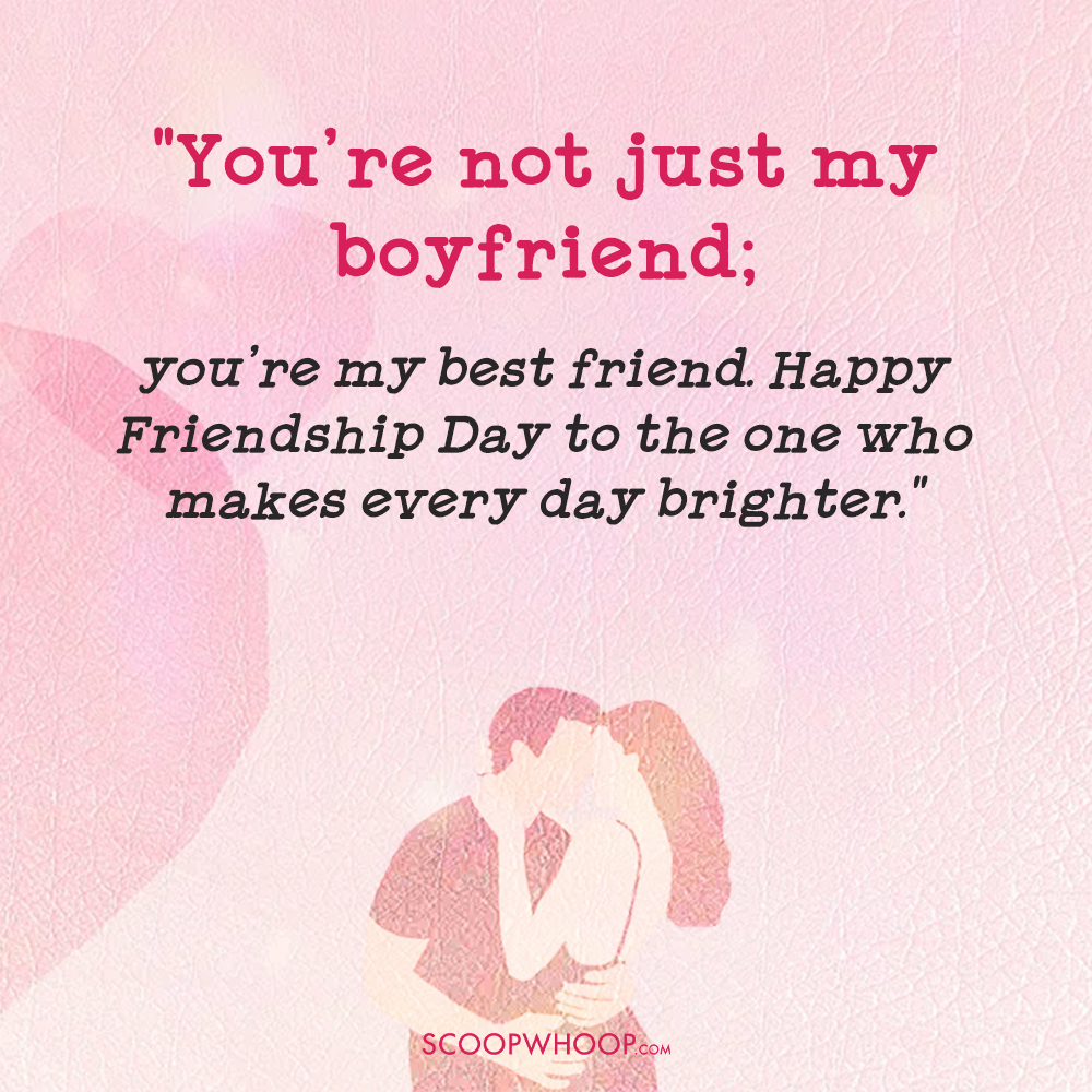 Best Friendship Day Quotes for Boyfriend