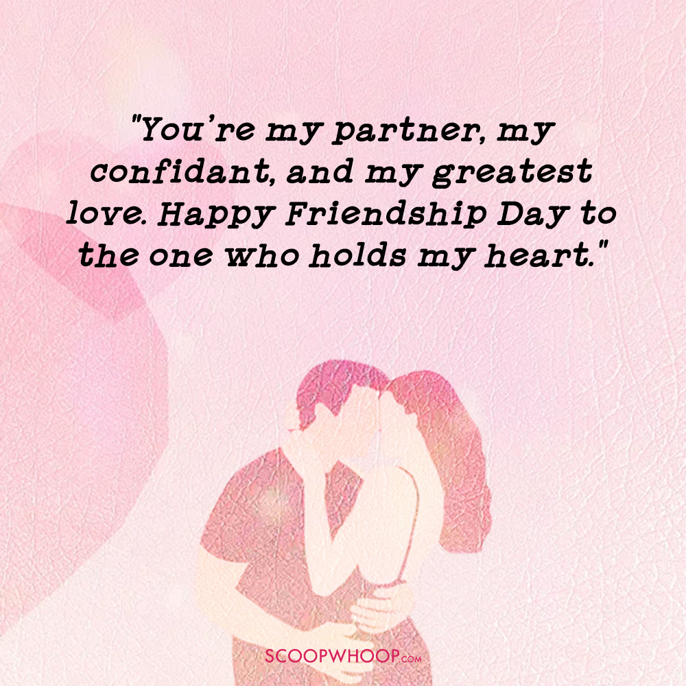 Romantic Friendship Day Quotes for Boyfriend