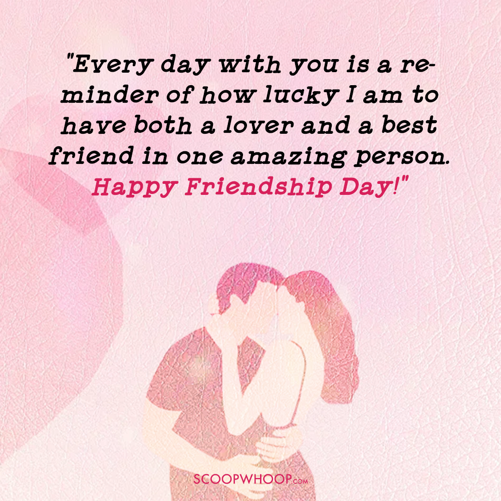 Romantic Friendship Day Quotes for Boyfriend