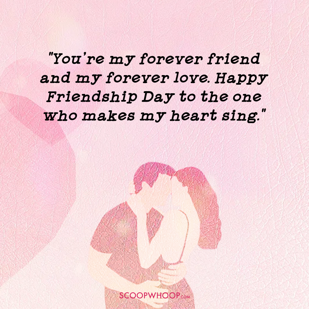 Romantic Friendship Day Quotes for Boyfriend