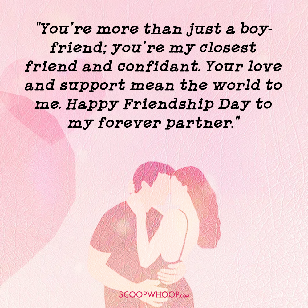 Emotional Friendship Day Quotes for Boyfriend