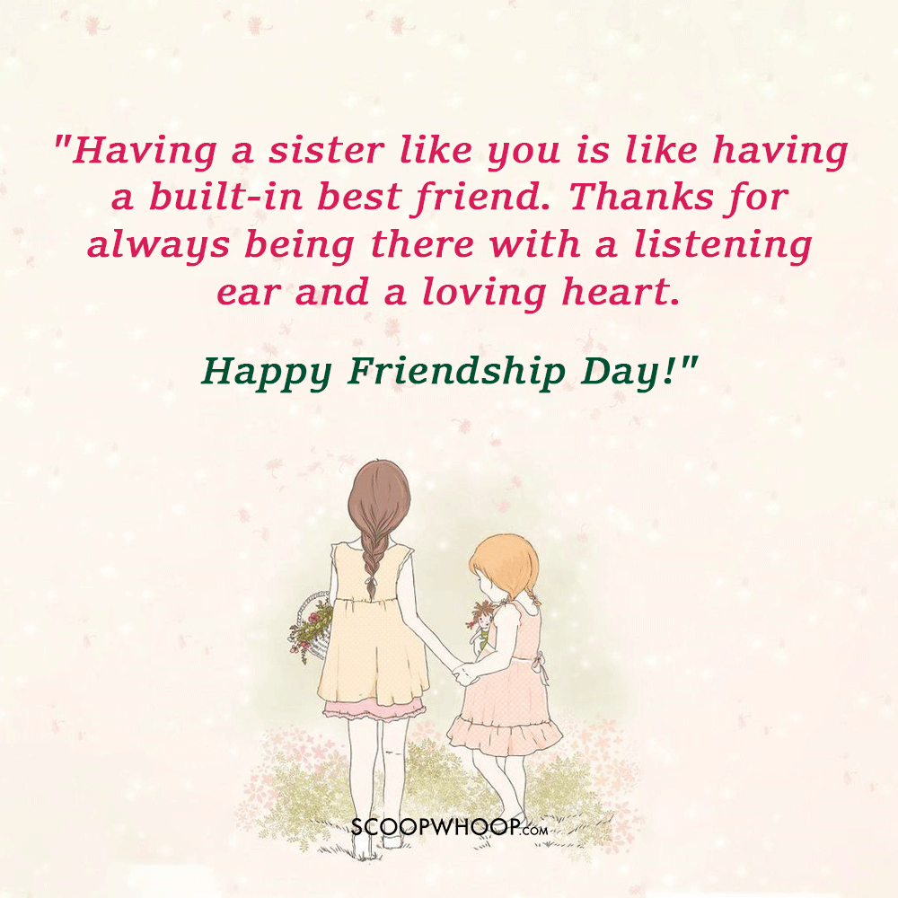 Best Friendship Day Quotes For Sister