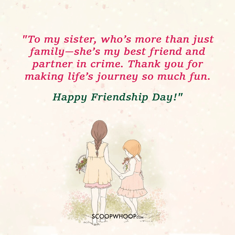 Best Friendship Day Quotes For Sister