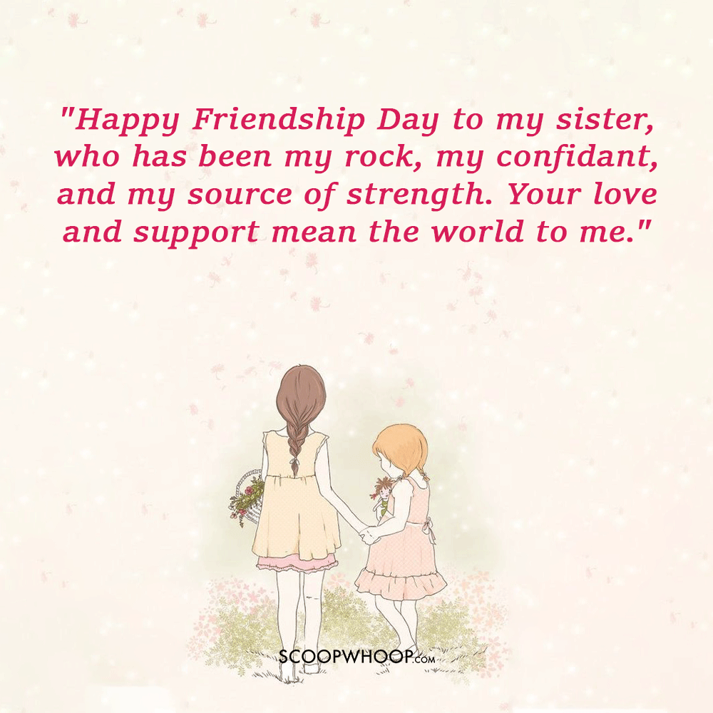 Emotional Friendship Day Quotes for Sister