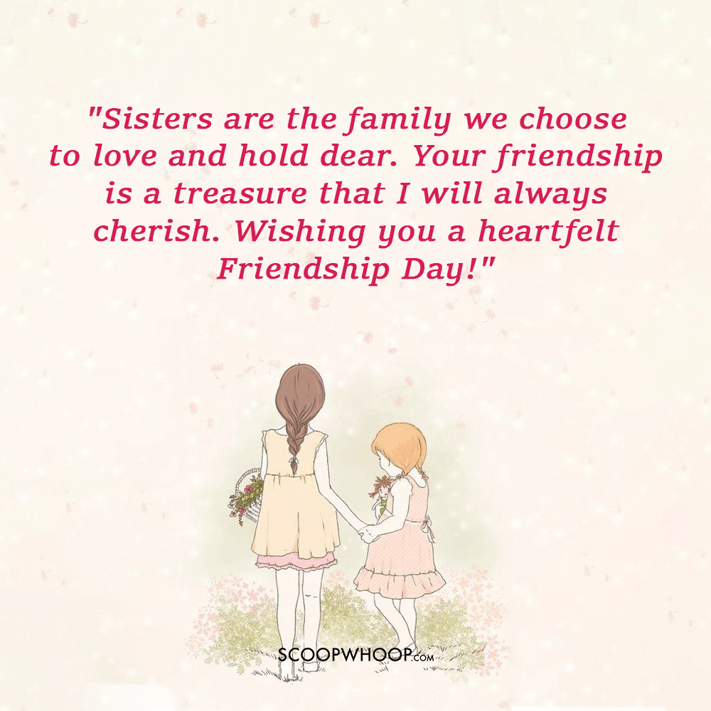 Emotional Friendship Day Quotes for Sister