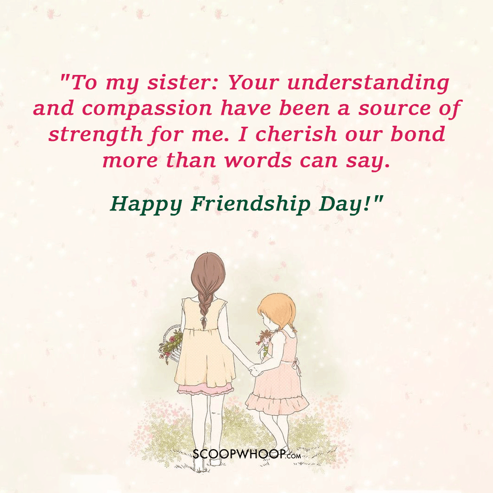 Emotional Friendship Day Quotes for Sister