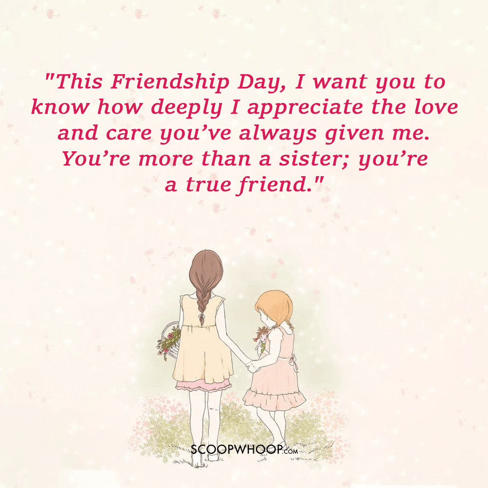 Emotional Friendship Day Quotes for Sister