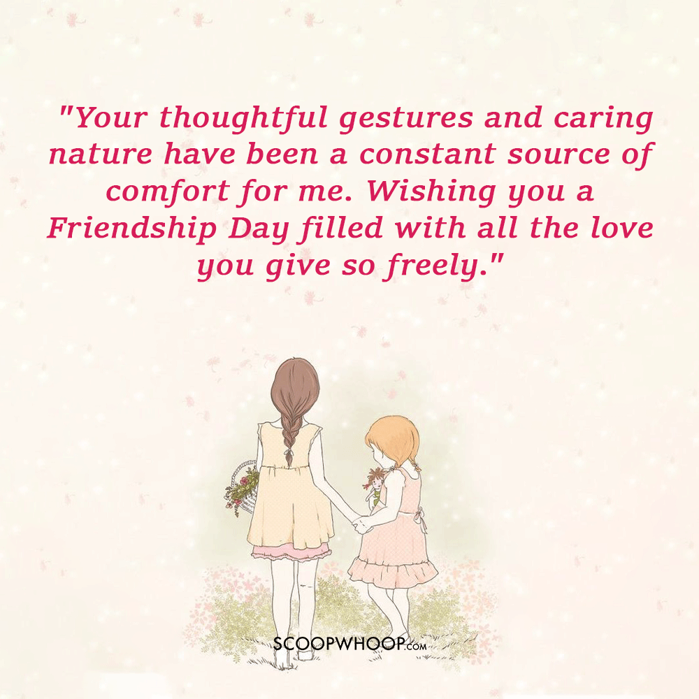 Caring Friendship Day Quotes for Sister