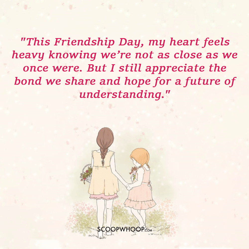 Sad Friendship Day Quotes for Sister