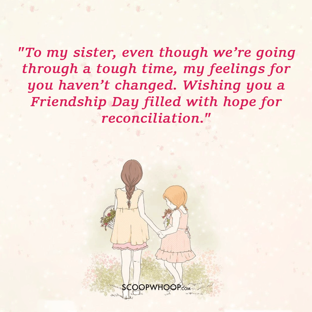 Sad Friendship Day Quotes for Sister