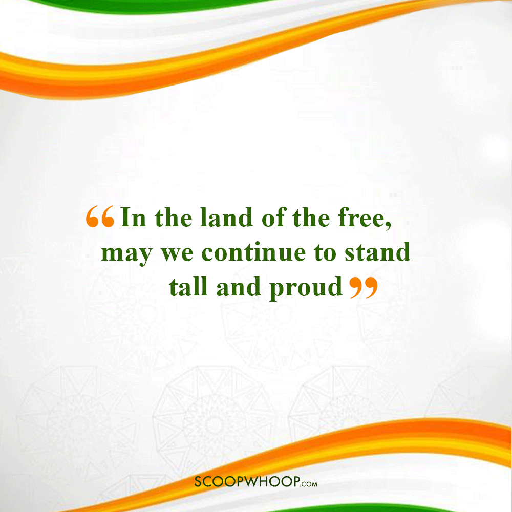 Patriotic Independence Day Short Quotes