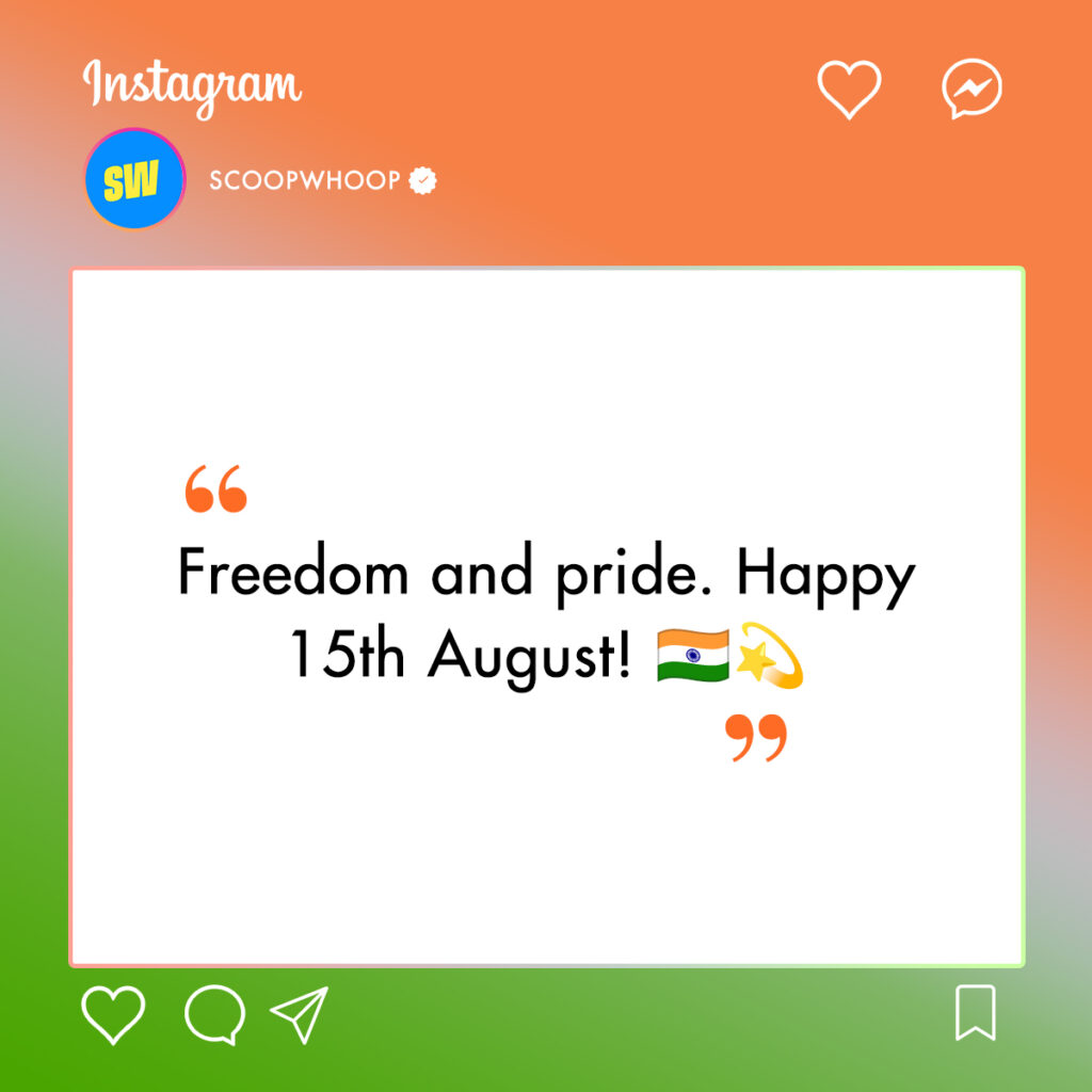 Short Independence Day Captions for Instagram