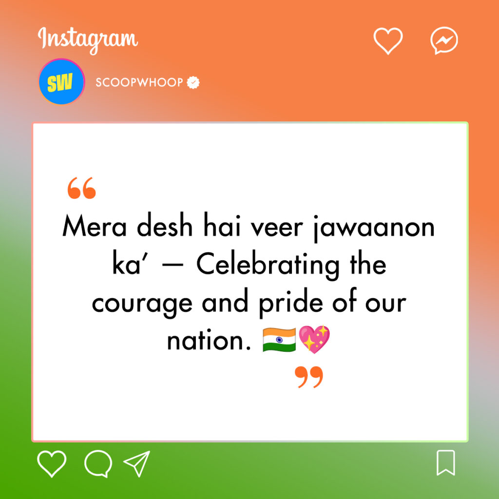 Independence Day Captions for Instagram with Lyrics