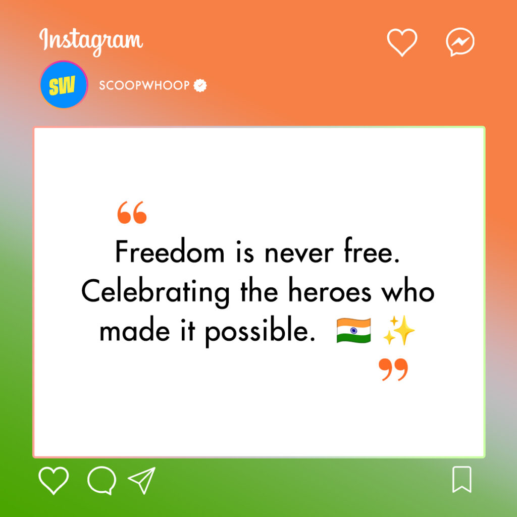 Quotes for Independence Day Captions for Instagram