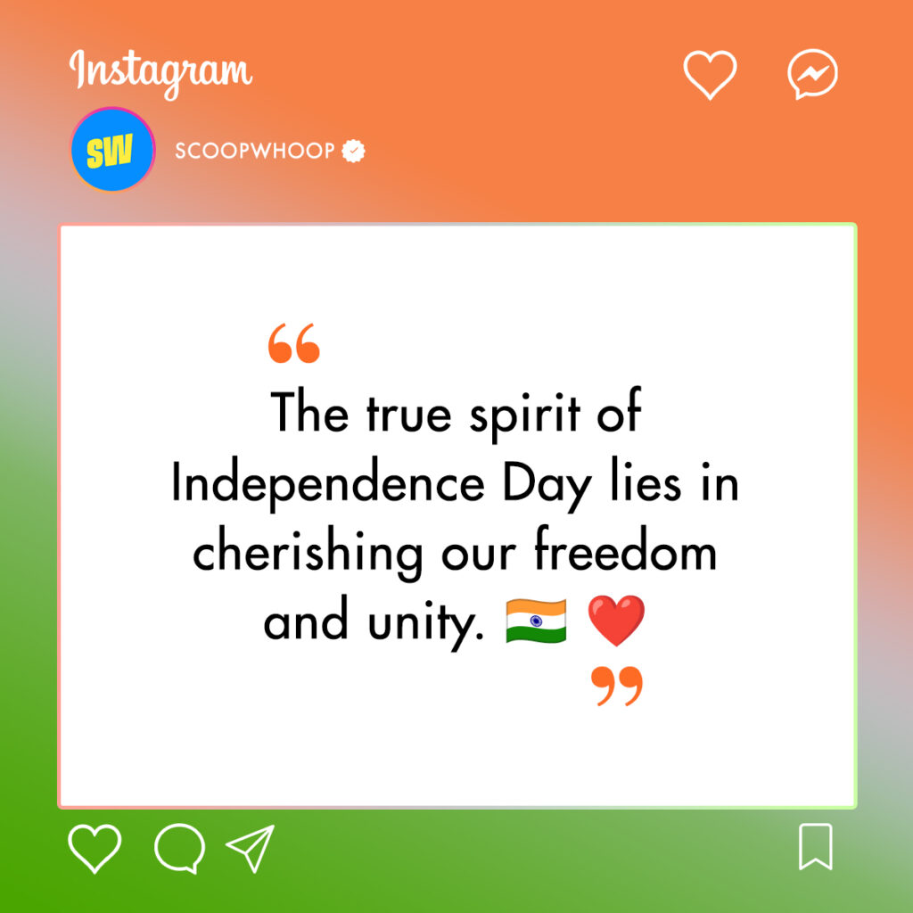 Quotes for Independence Day Captions for Instagram