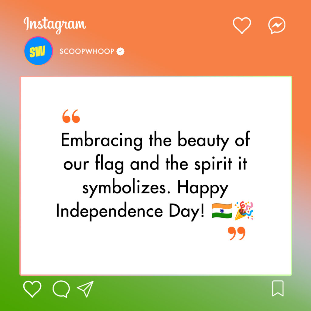 Indian Flag Captions for Instagram