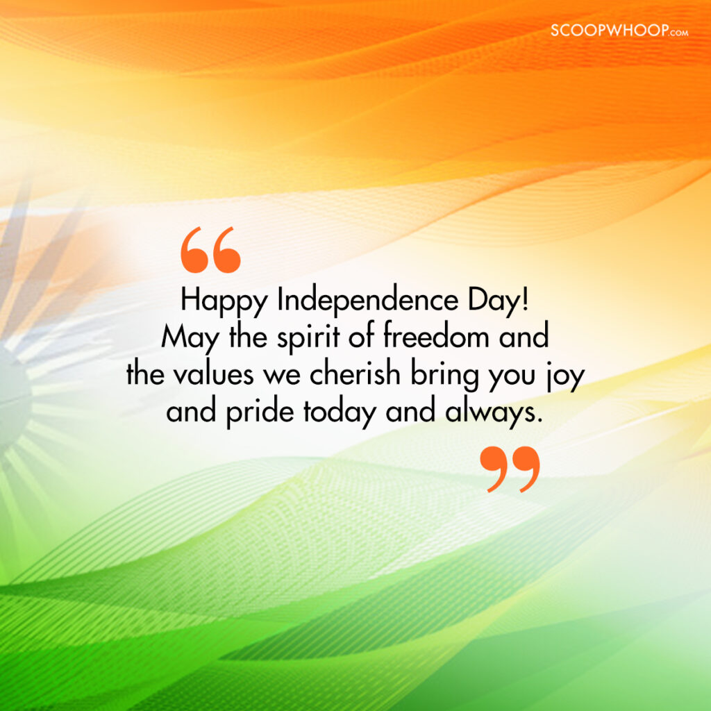 Heartfelt Independence Day Wish