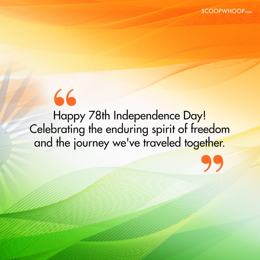 Happy 78th Independence Day Wishes