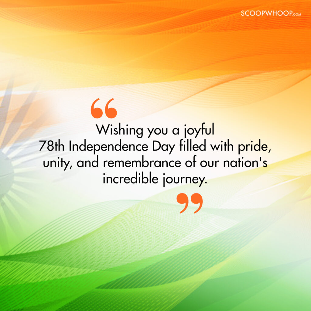 Happy 78th Independence Day Wishes