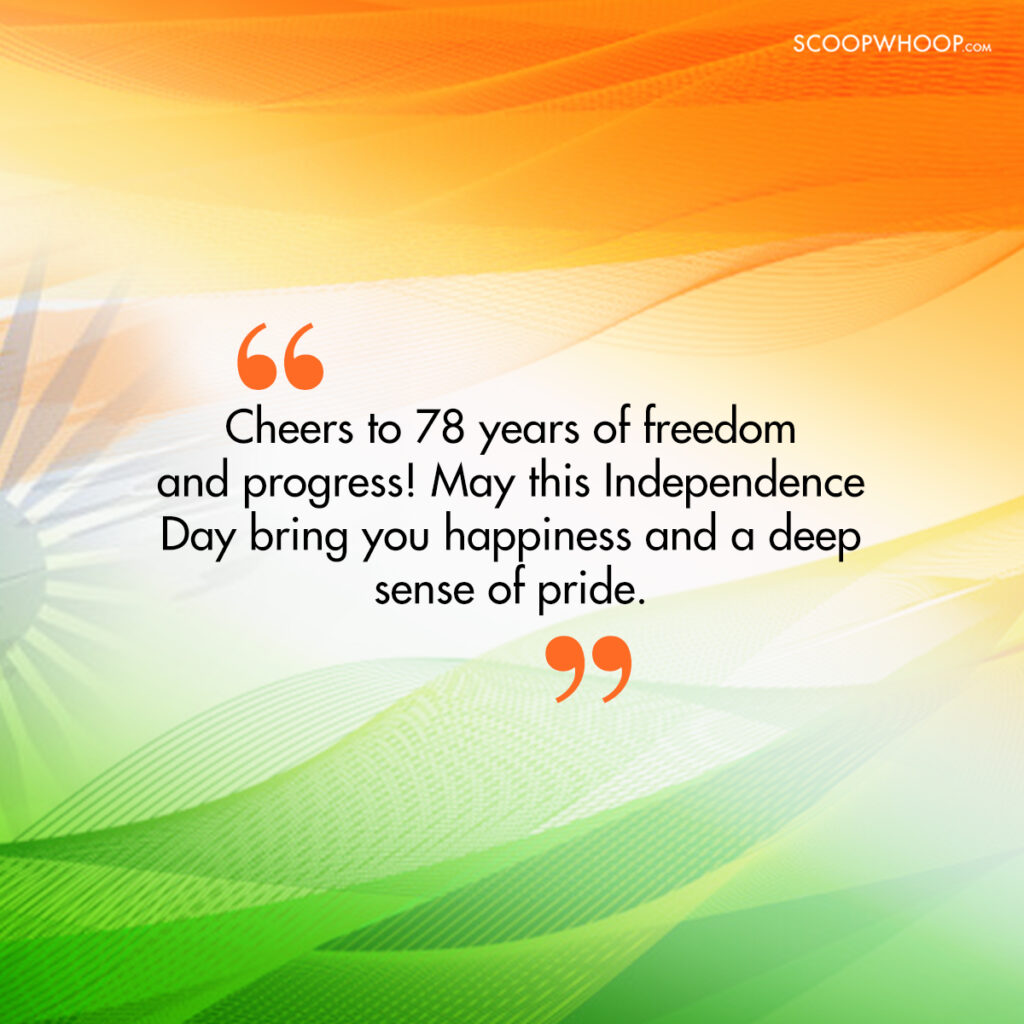 Happy 78th Independence Day Wishes