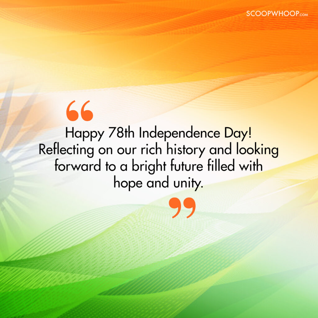 Happy 78th Independence Day Wishes